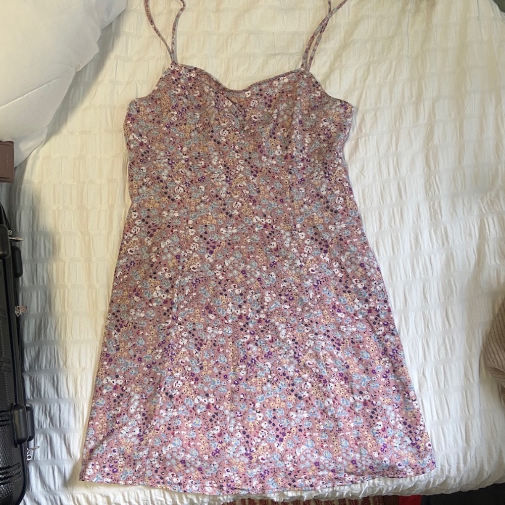 Rokoko Mauve / Purple Floral Sundress - Size Large